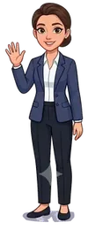 Eva with her hand up &mdash; she has a question for you